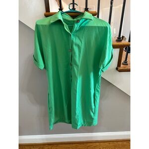 green romper size‎ large NEW
